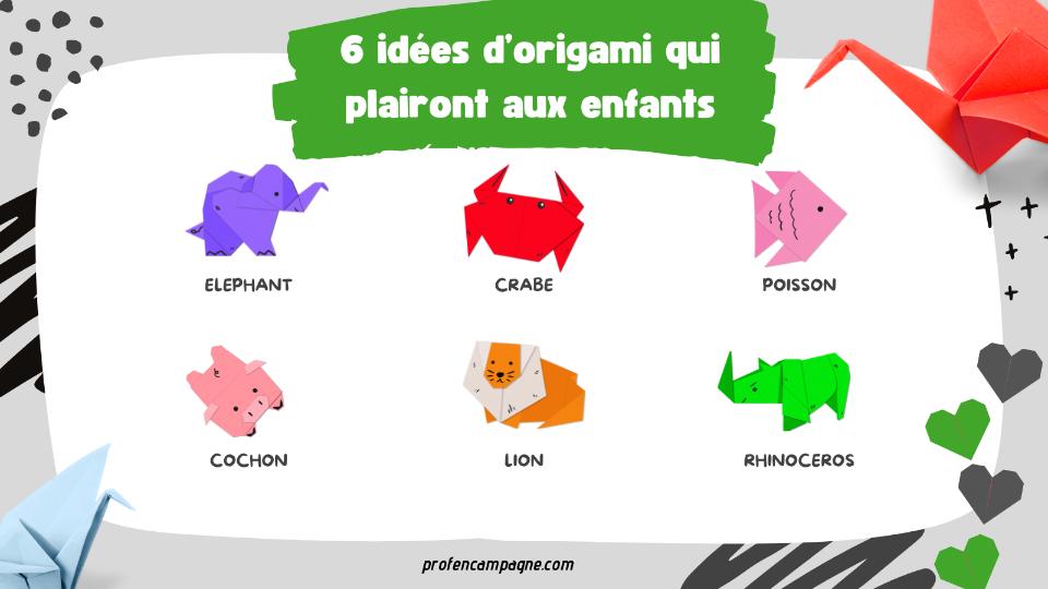 origami facile enfant